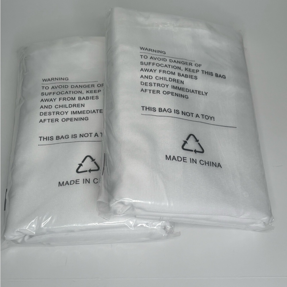 2 pack 90x132 Inch White Rectangular Tablecloth - Picture 3 of 6